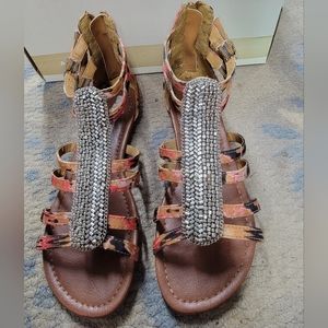Gladiator Style Women's Sandals Brown
